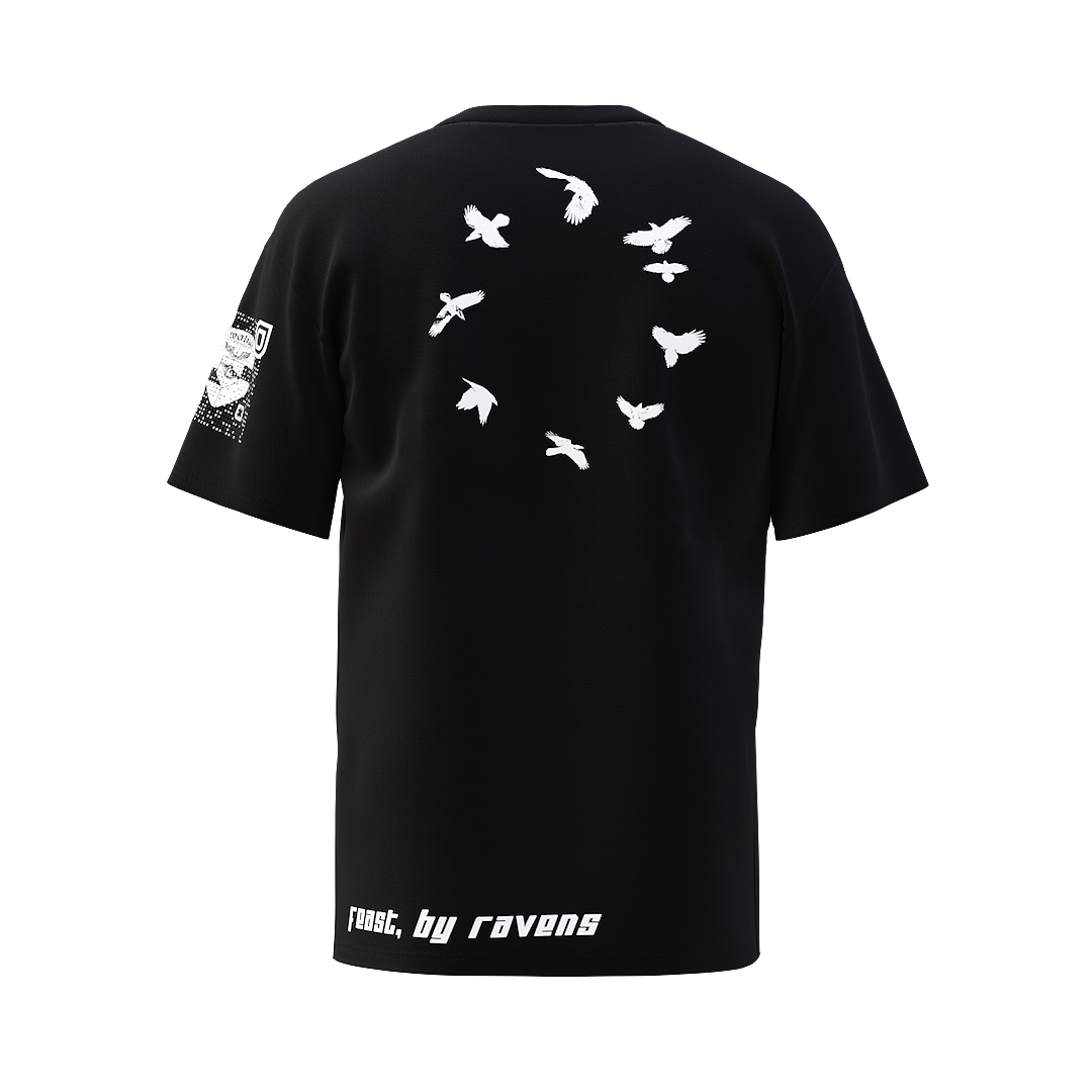 feast, by ravens Cover Tee - Black